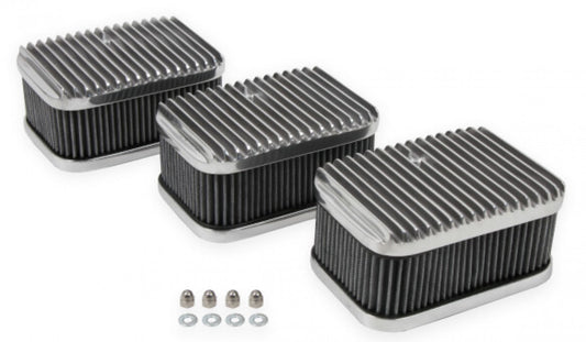 Holley 3X2 AIR CLEANERS & FILTERS, SET OF 3