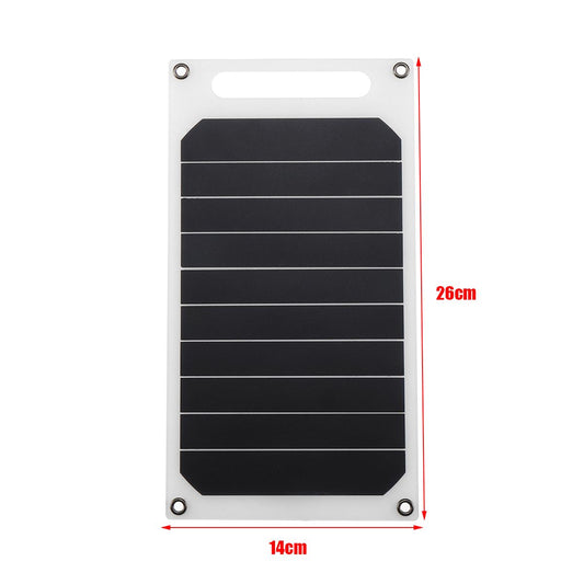 Solar Panel Slim & Light USB Charger